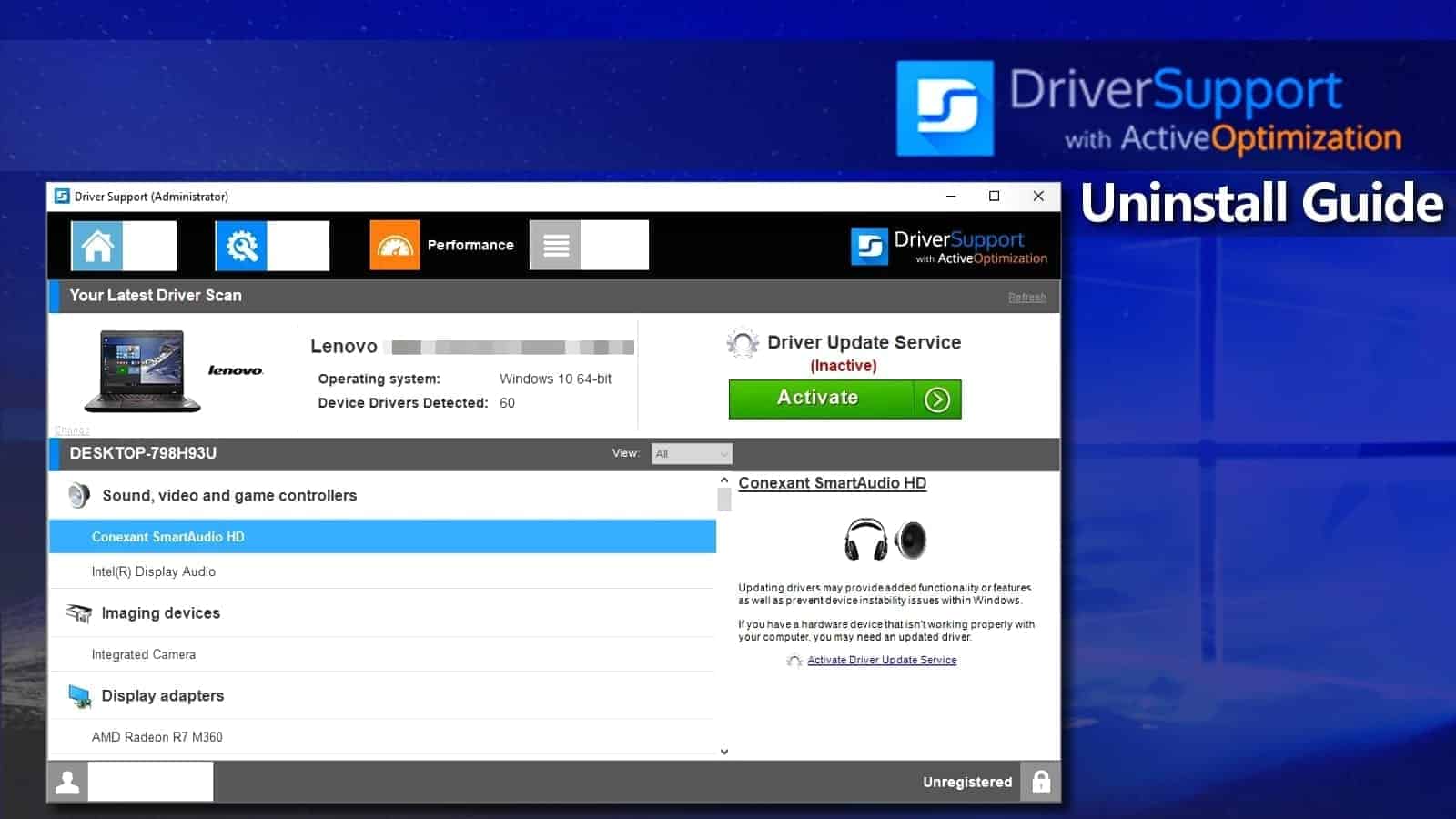 a driver supporting quick menu is not installed windows 10