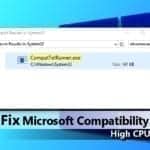 Microsoft Compatibility Telemetry service collects data and sends it to Microsoft via CompatTelRunner.exe
