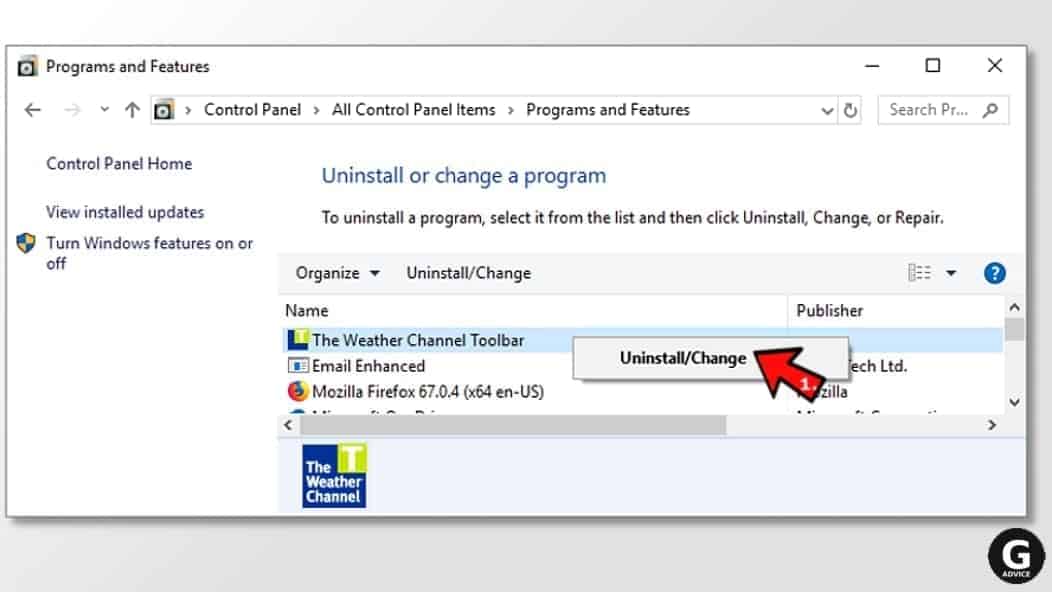 how to uninstall unwanted programs from PC