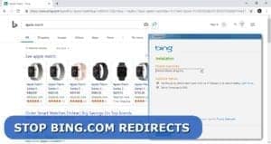 Remove bing.com redirect virus (Stop Bing redirects)