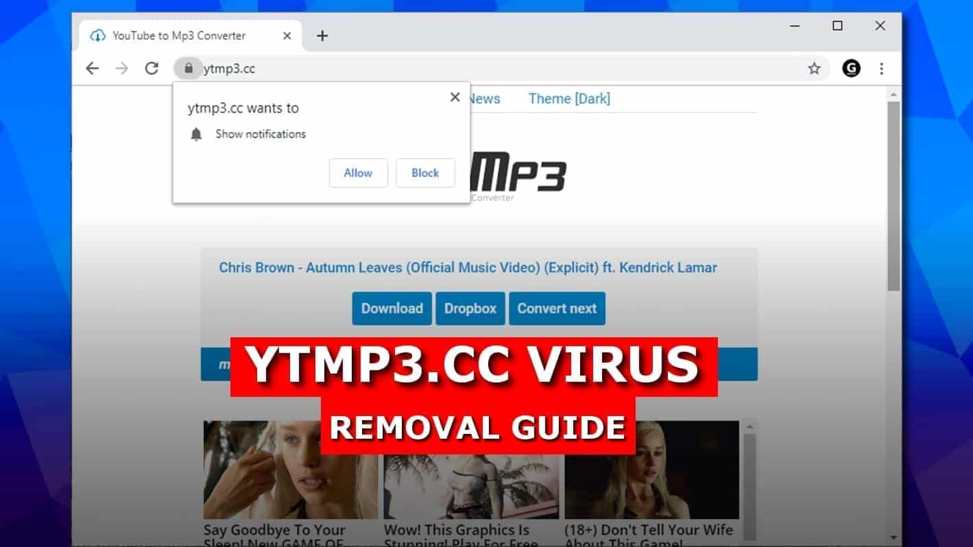 Remove Ytmp3 Cc Virus 21 Guide Geek S Advice