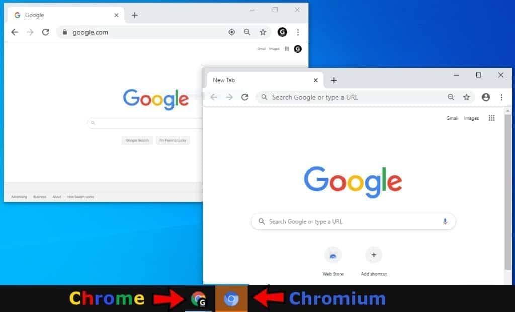 chrome vs chromium