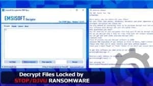 decrypt files locked by stop djvu ransomware virus