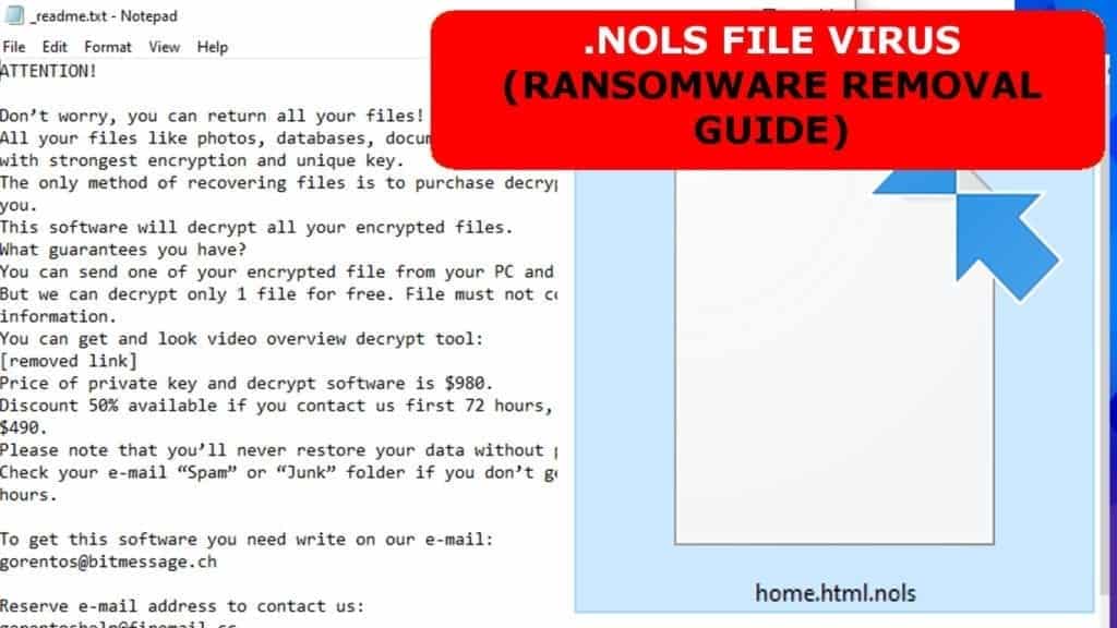 remove nols ransomware virus from stop djvu