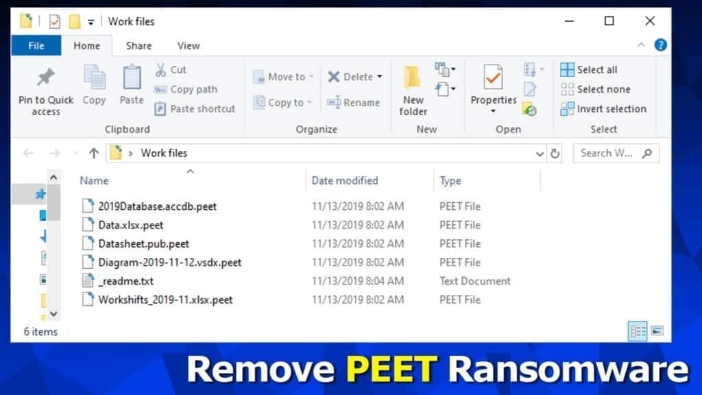 remove peet ransomware virus