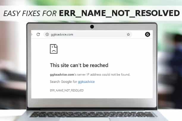 fix err_name_not_resolved error on chrome