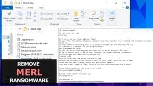 remove merl ransomware virus