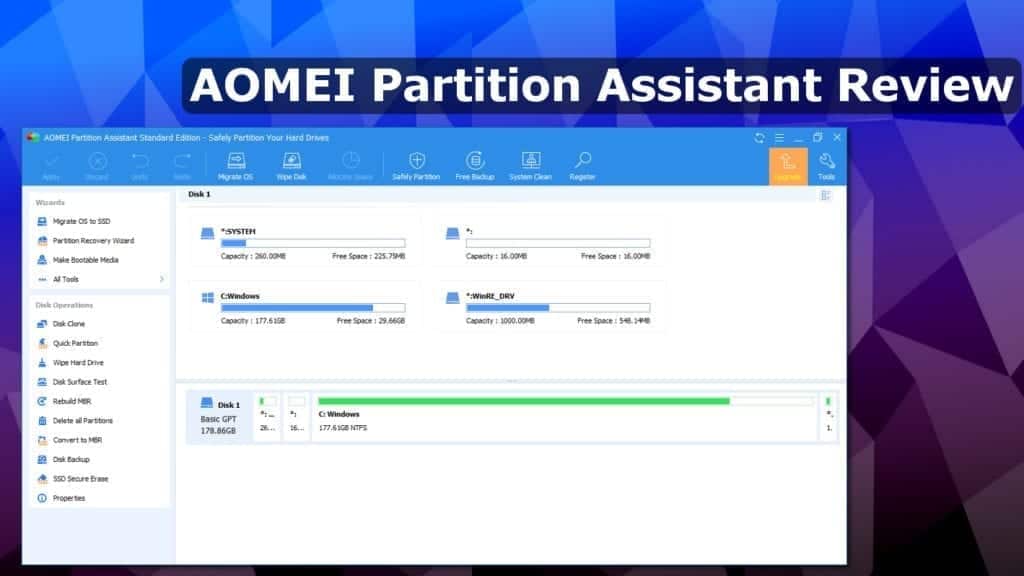 Aomei partition assistant не запускается