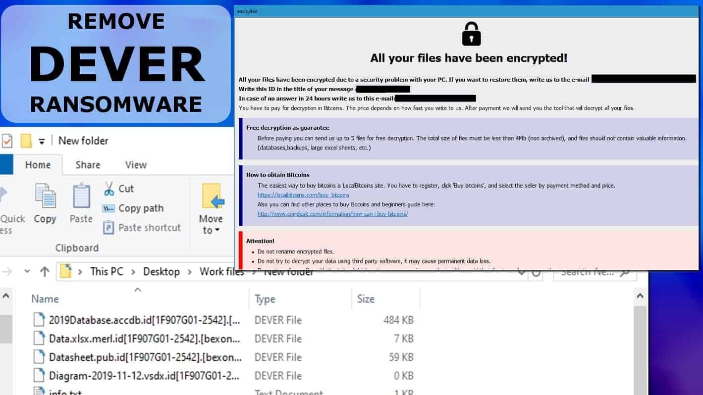 dever ransomware virus removal guide