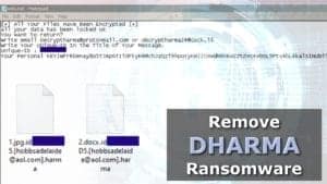 dharma ransomware virus