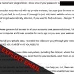 drive-by exploit email scam
