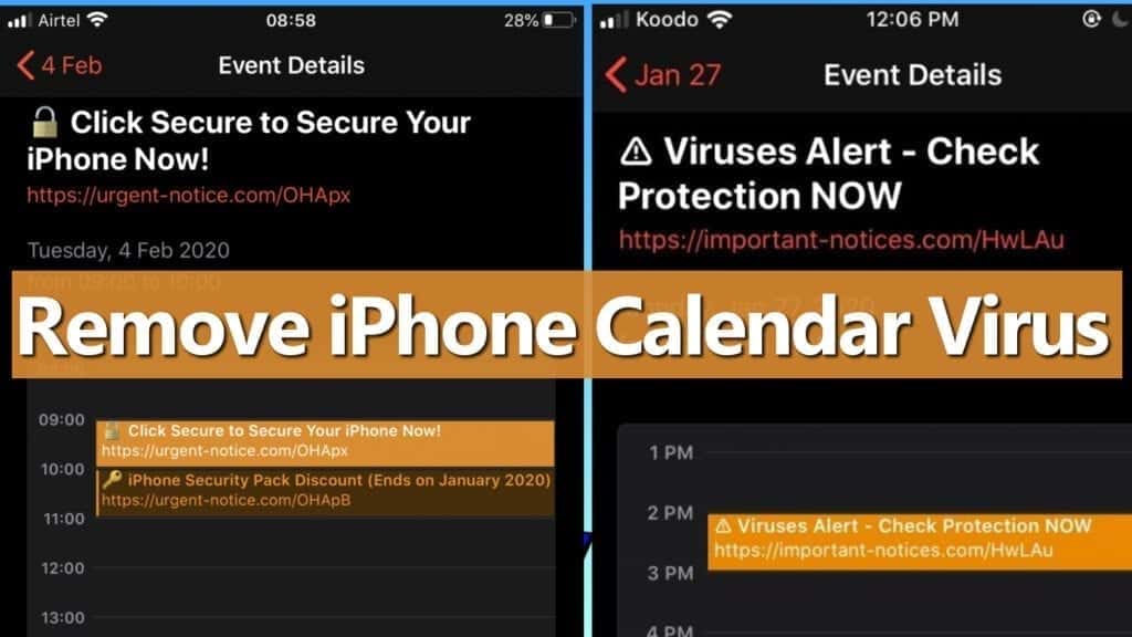 Remove iPhone Calendar Virus (2021 Guide) | Geek's Advice