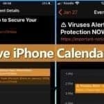 remove iphone calendar virus