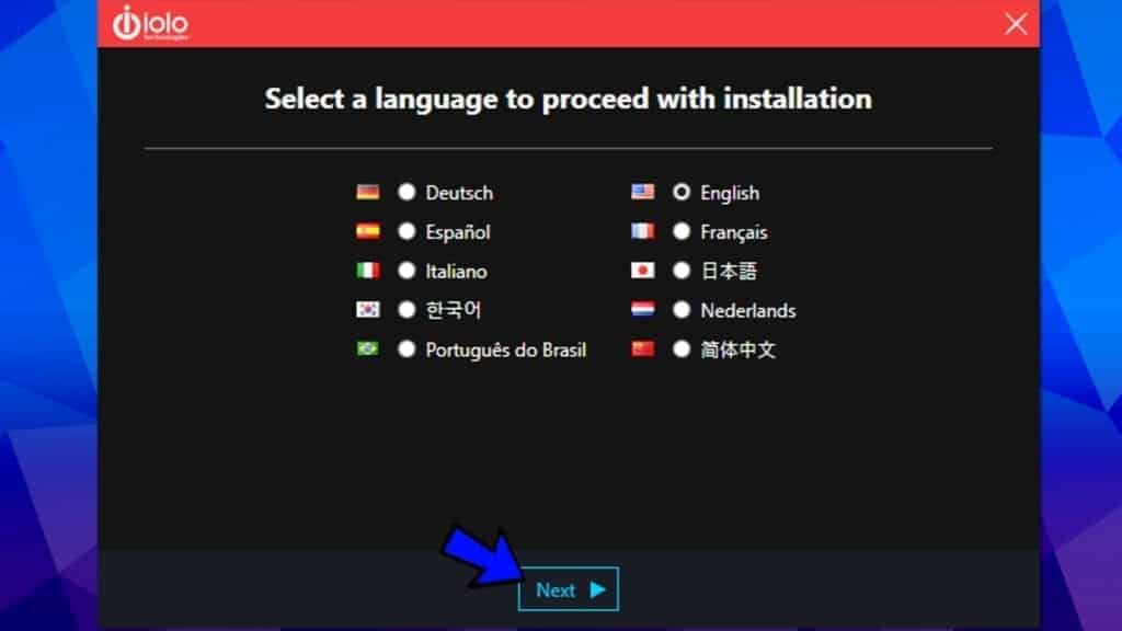 choose language preference during the installation of system mechanic