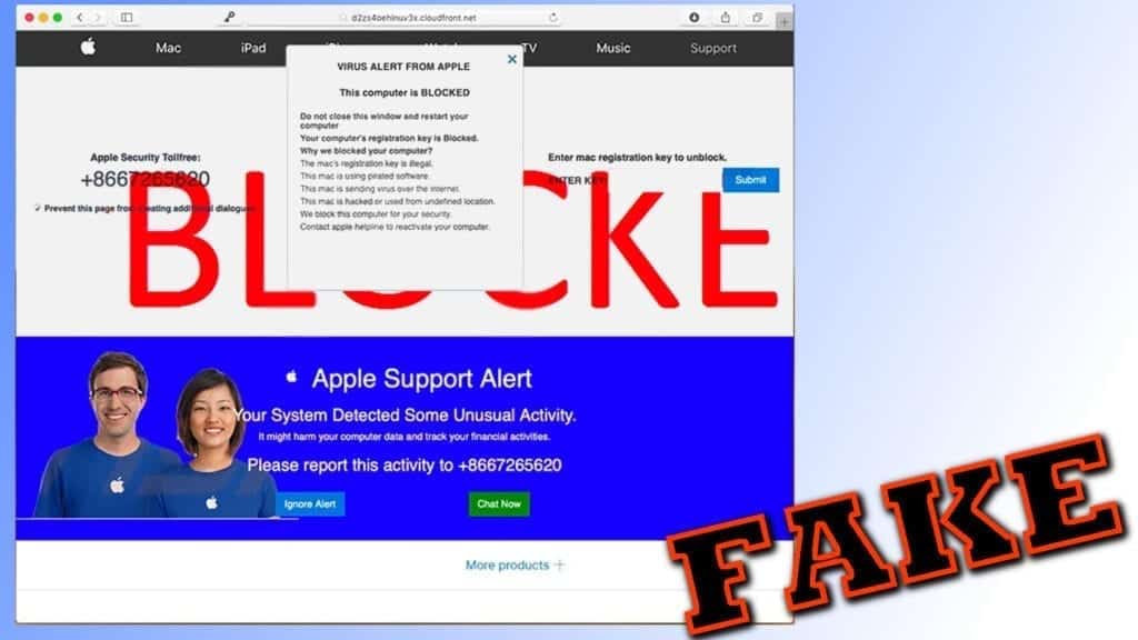 google virus alert for mac