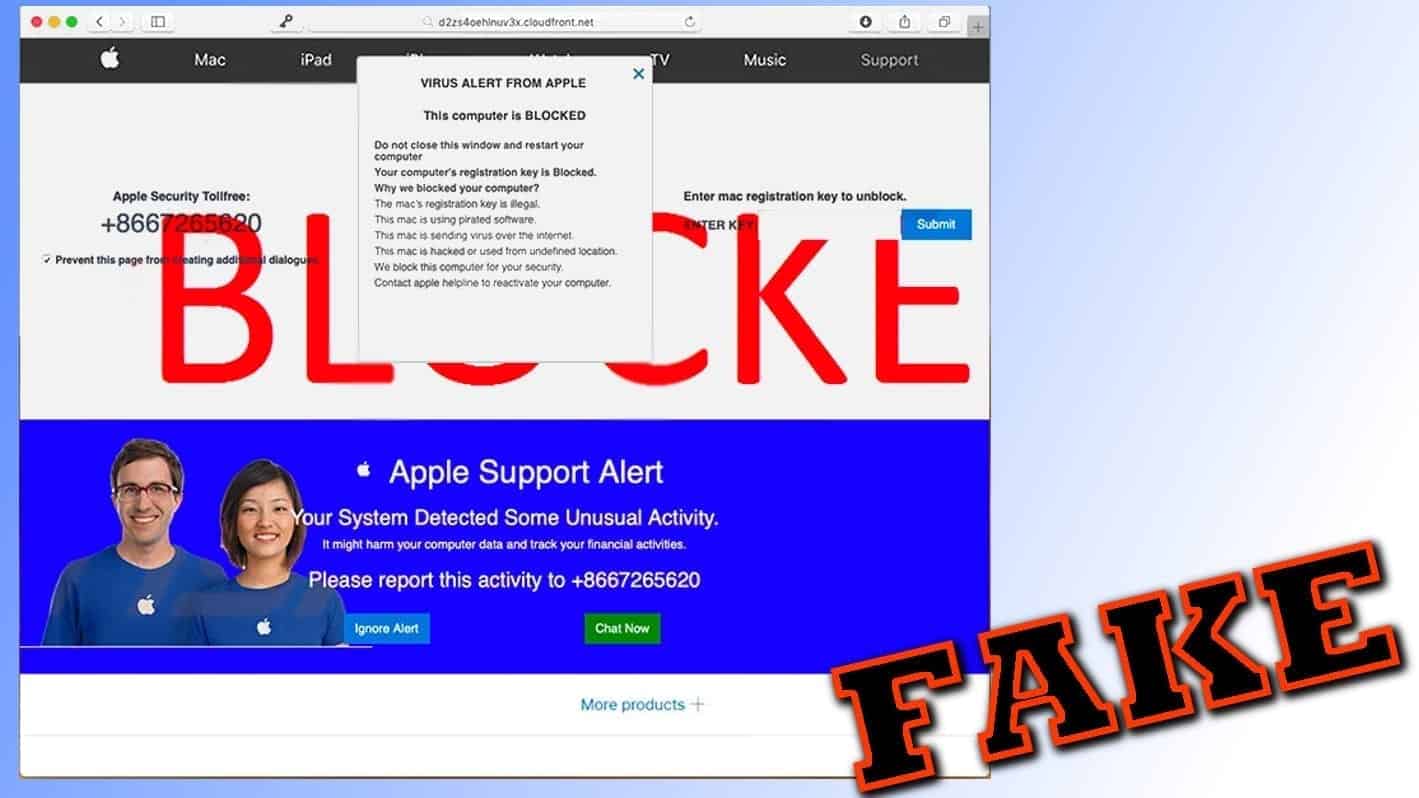computer virus that blocks internet access for mac