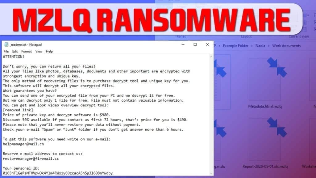remove mzlq ransomware safely