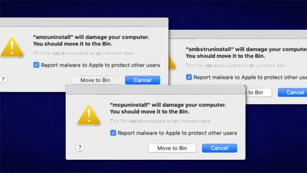 "* Will Damage Your Computer. You Should Move It To Trash" mac malware