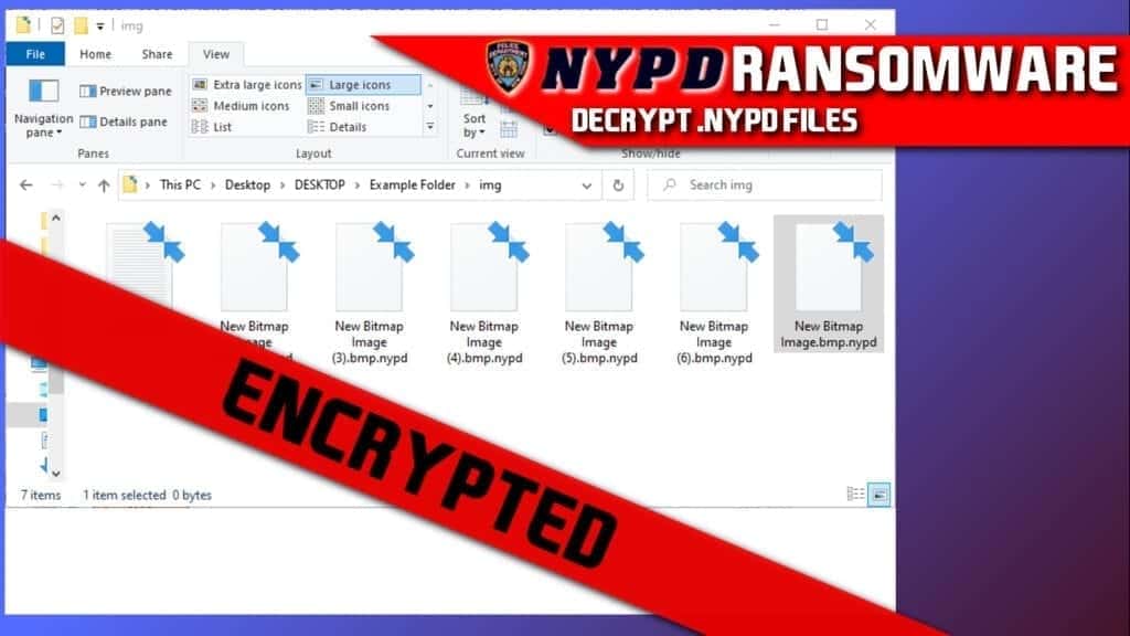 nypd ransomware virus attack encrypts files