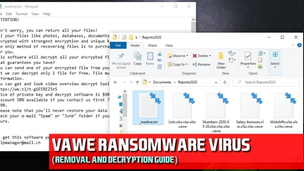 vawe ransomware virus removal and decryption instructions