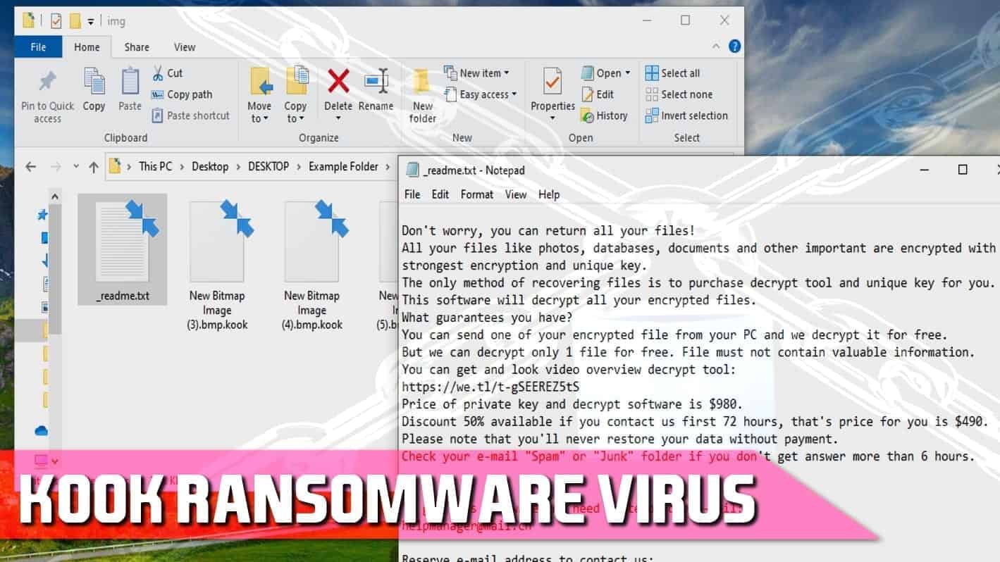 kook ransomware removal and data decryption guidelines 2020