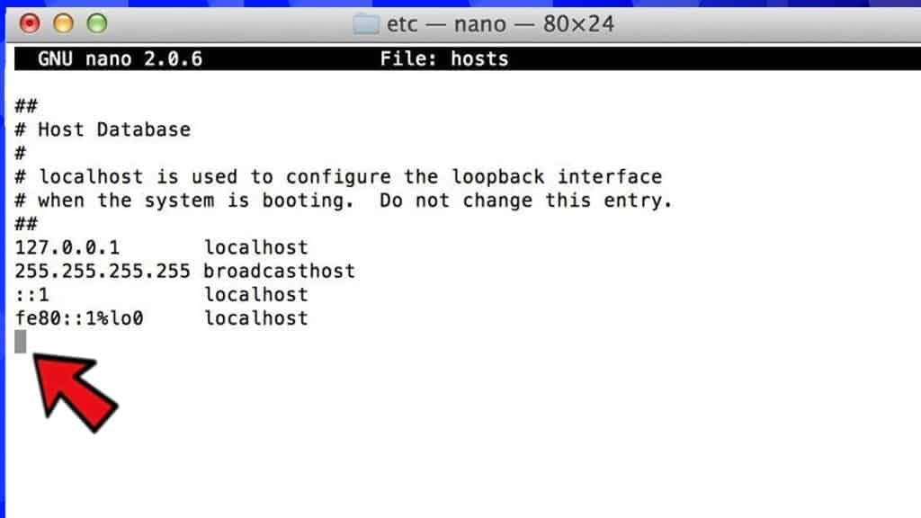  a mac hosts fájl szerkesztése