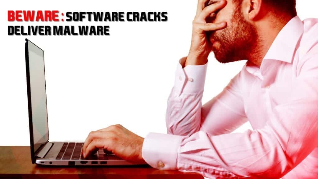 do not download software cracks - they are primary source of malware infections
