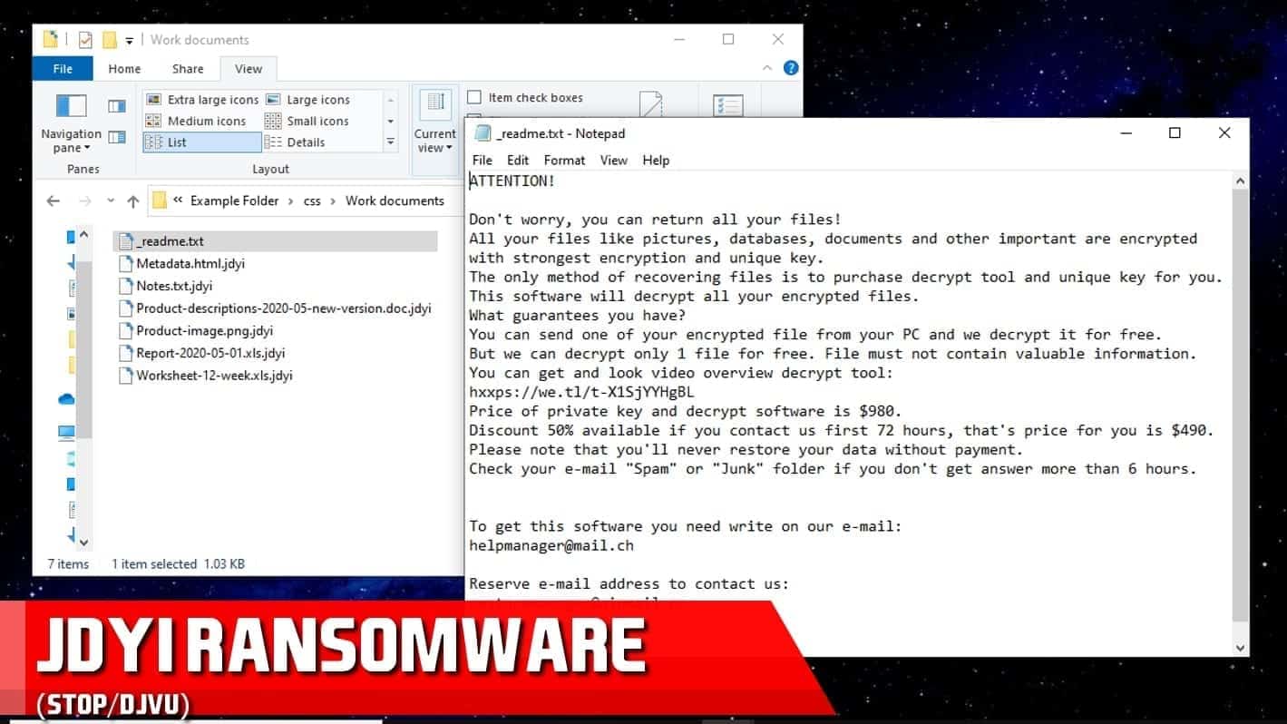jdyi ransomware virus removal guide