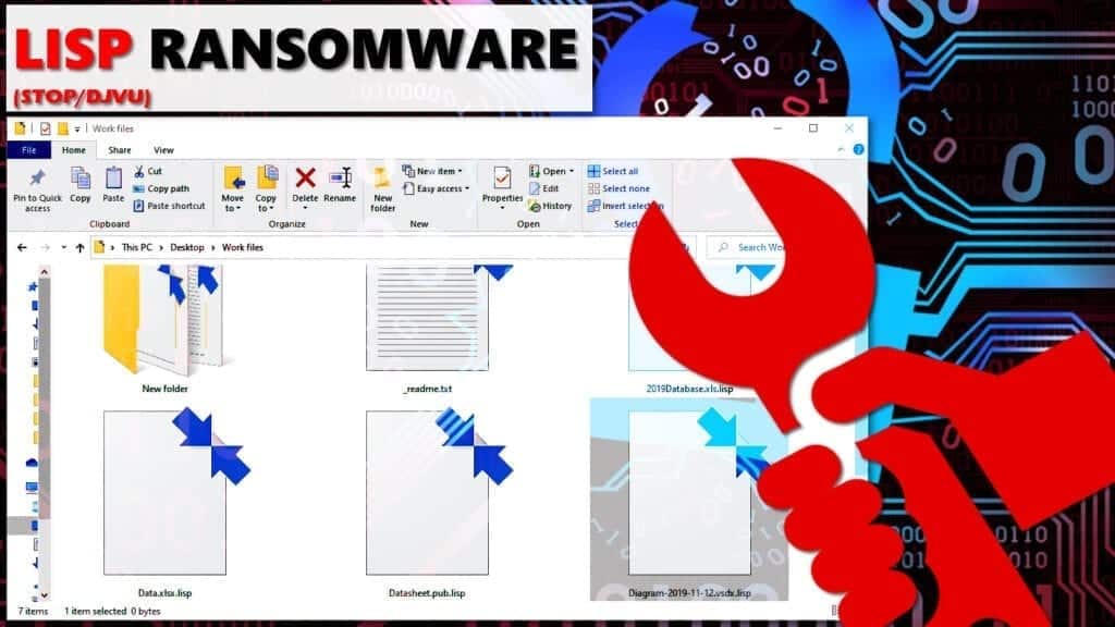remove lisp ransomware virus (stop/djvu variant) and decrypt files