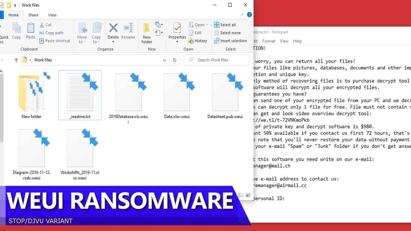 remove weui ransomware virus