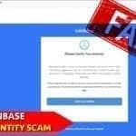 remove coinbase verify identity scam