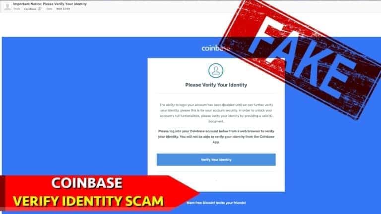 how to verify coinbase account with id