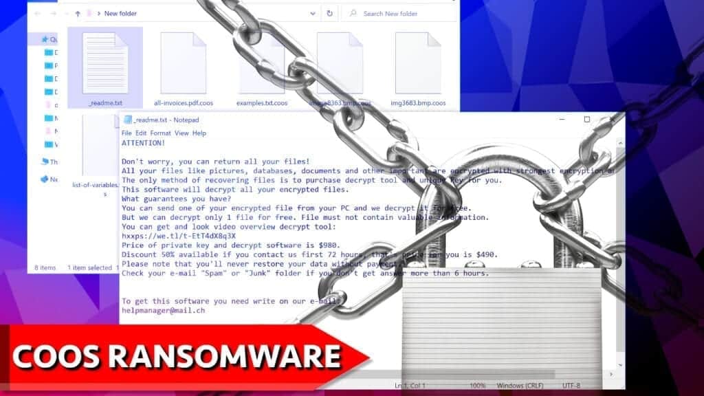 remove coos ransomware virus and decrypt coos files