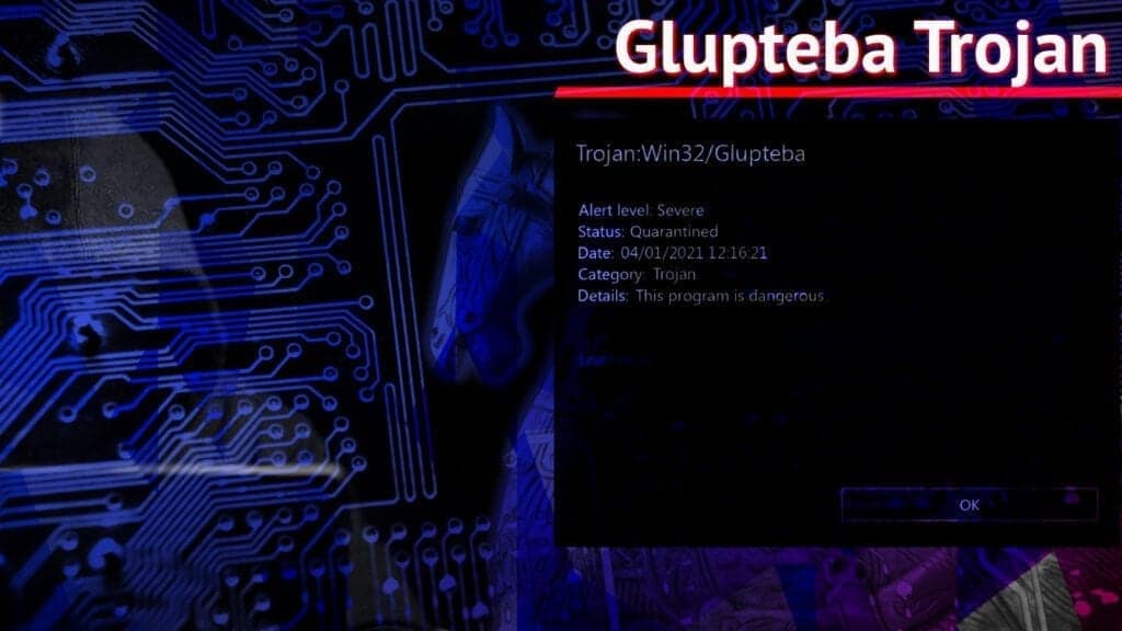 remove glupteba trojan virus and recover from cyber attack