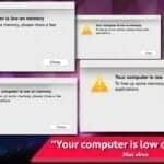 remove your computer is low on memory mac virus