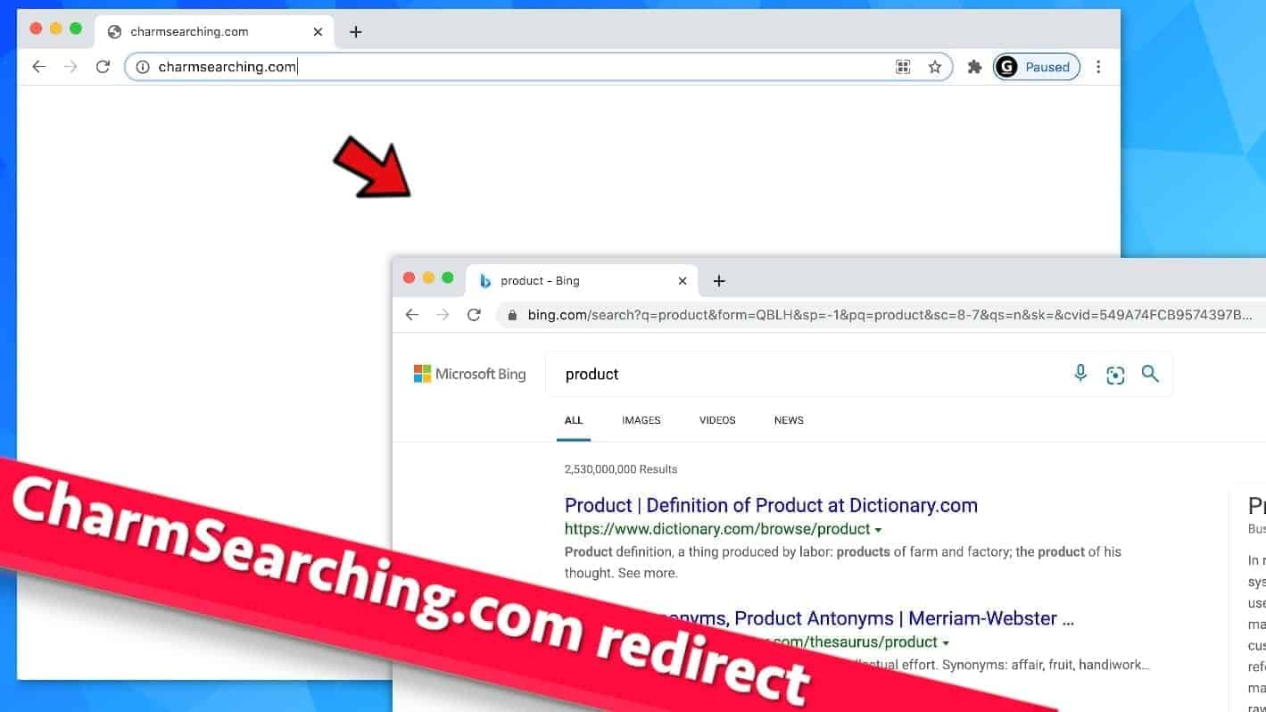 remove charmsearching.com redirect virus from chrome