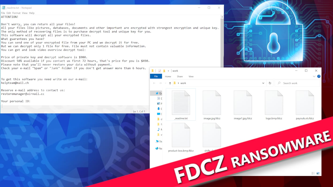 remove fdcz ransomware virus and decrypt your files (virus removal guide)
