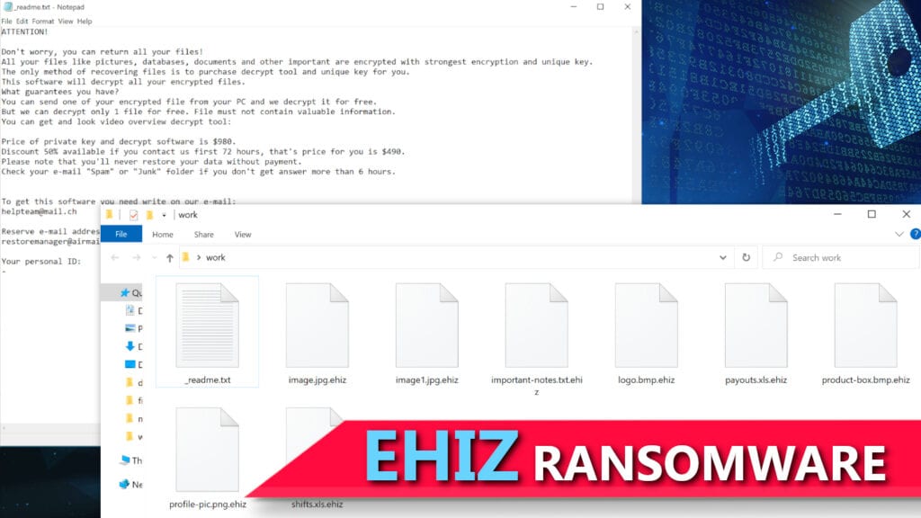 remove ehiz ransomware virus and decrypt your files (free 2021 guide)