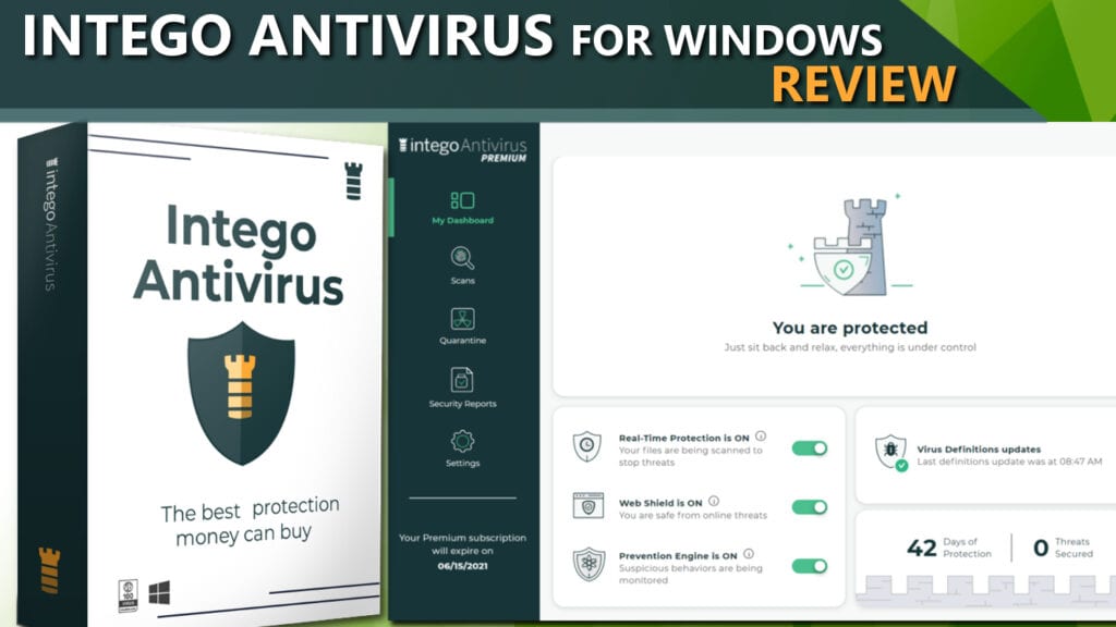 intego antivirus for windows review 2021