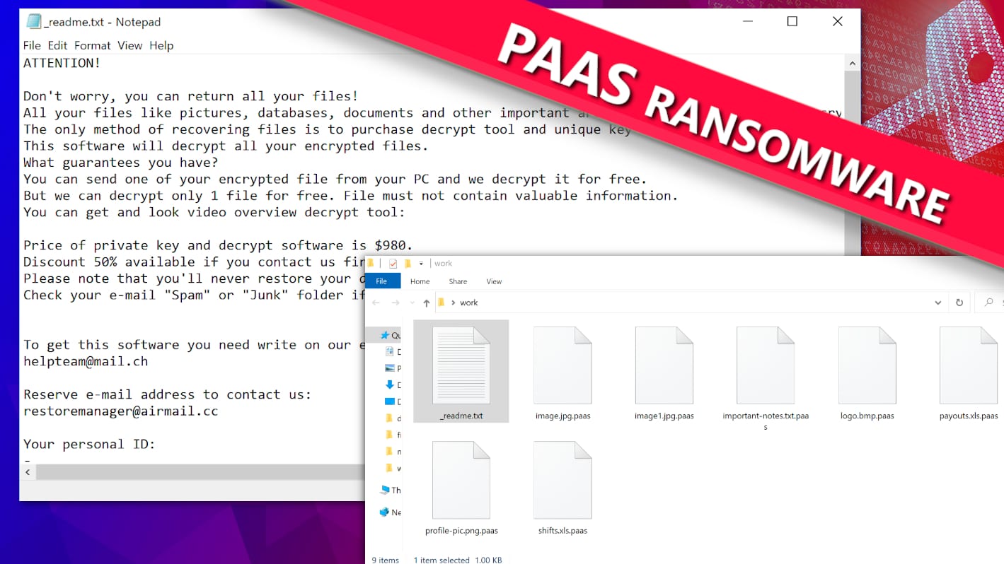 remove paas ransomware virus and decrypt your files (free guide)