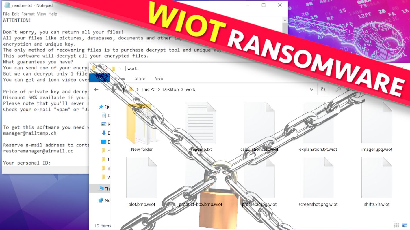 remove wiot ransomware and decrypt your files (free guide)