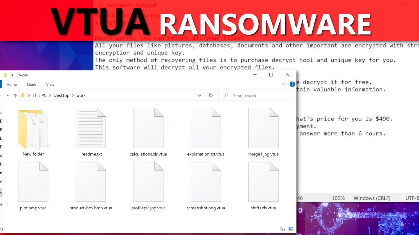 remove VTUA ransomware virus and decrypt your files (free guide)