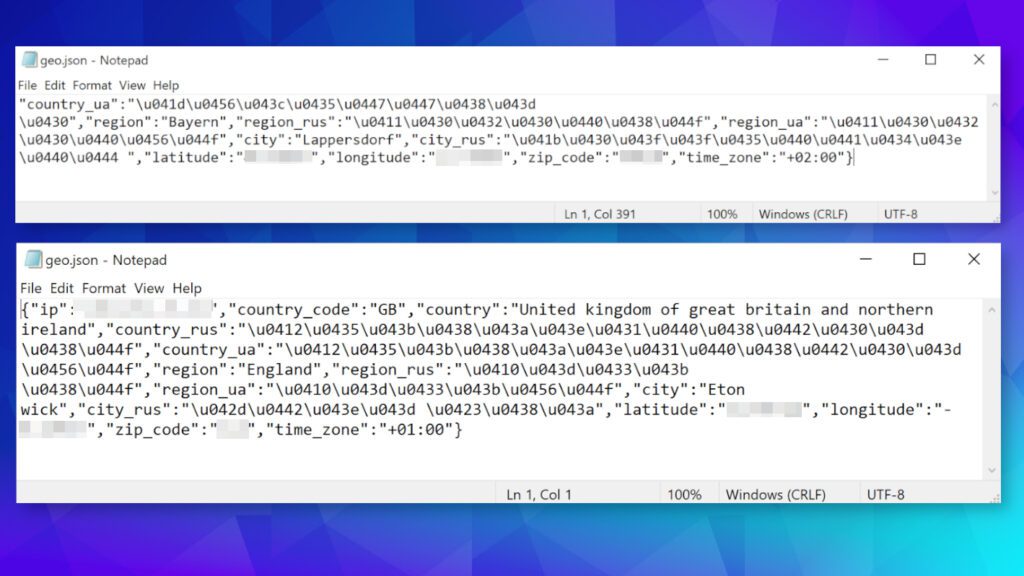XCMB ransomware creates geo.json file containing details about the infected computer's geolocation
