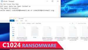 remove C1024 ransomware virus (virus removal guide)