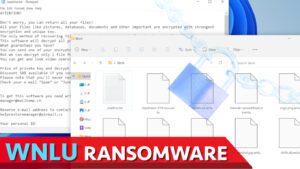 remove WNLU ransomware virus and learn how to decrypt or repair your files (free guide)