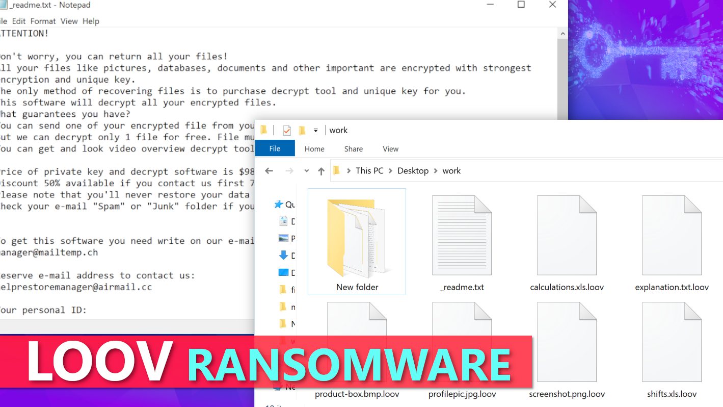 Remove LOOV ransomware virus and learn how to decrypt or repair your files (free guide)