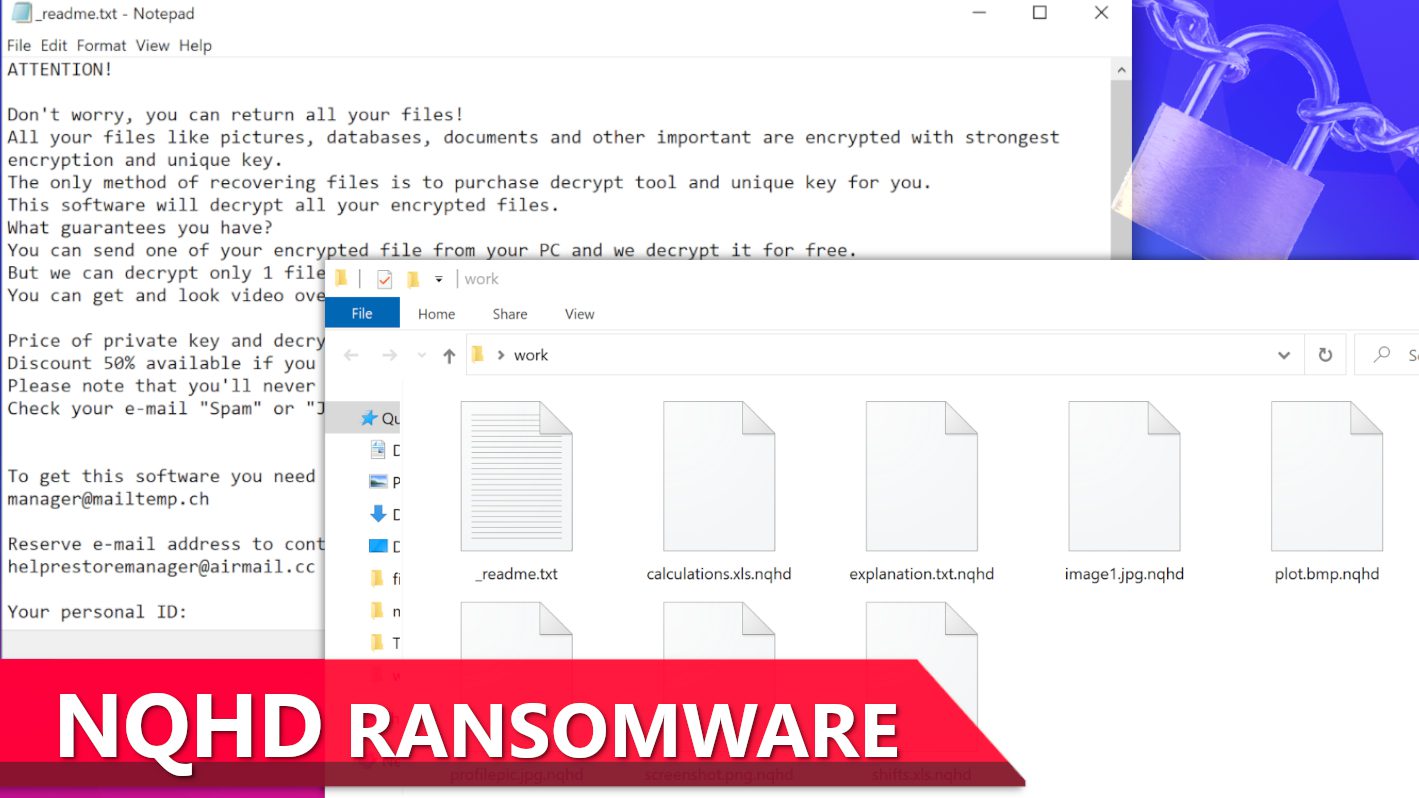 remove NQHD ransomware virus and learn how to decrypt or repair your files (free guide)
