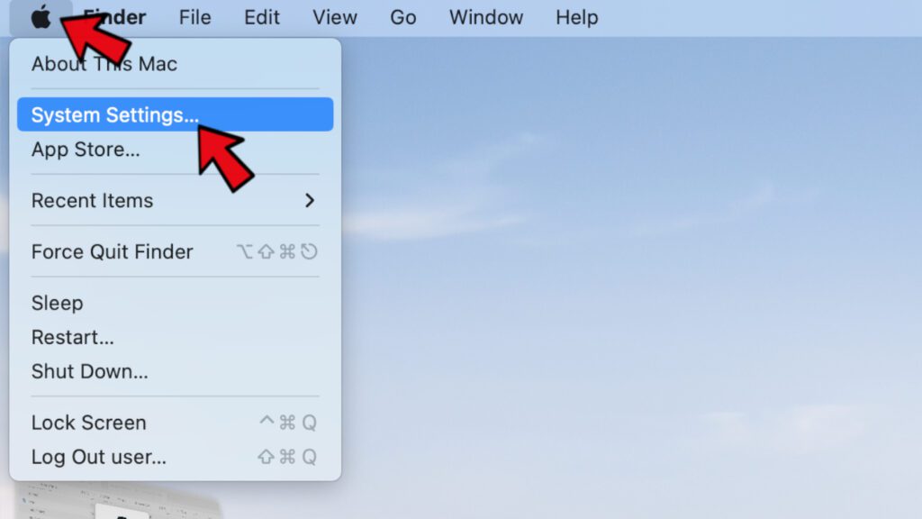 open system settings on mac