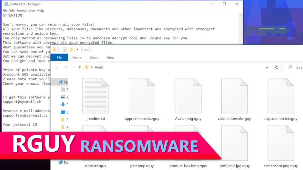 remove RGUY ransomware virus and learn how to decrypt or repair your files (free guide)