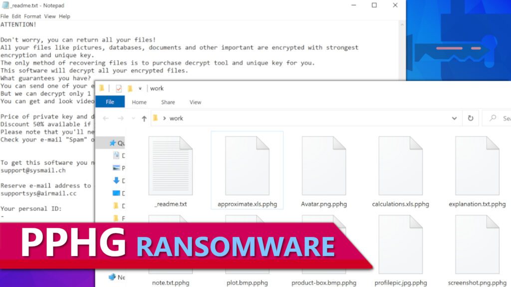 remove PPHG ransomware virus and learn how to decrypt or repair your files (free guide)